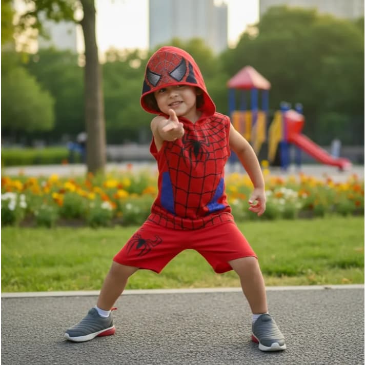 Fantasia Homem Aranha  Fantasia Infantil Menino Personagens Herois Aniversario  Infantil Menino Personagens Hero