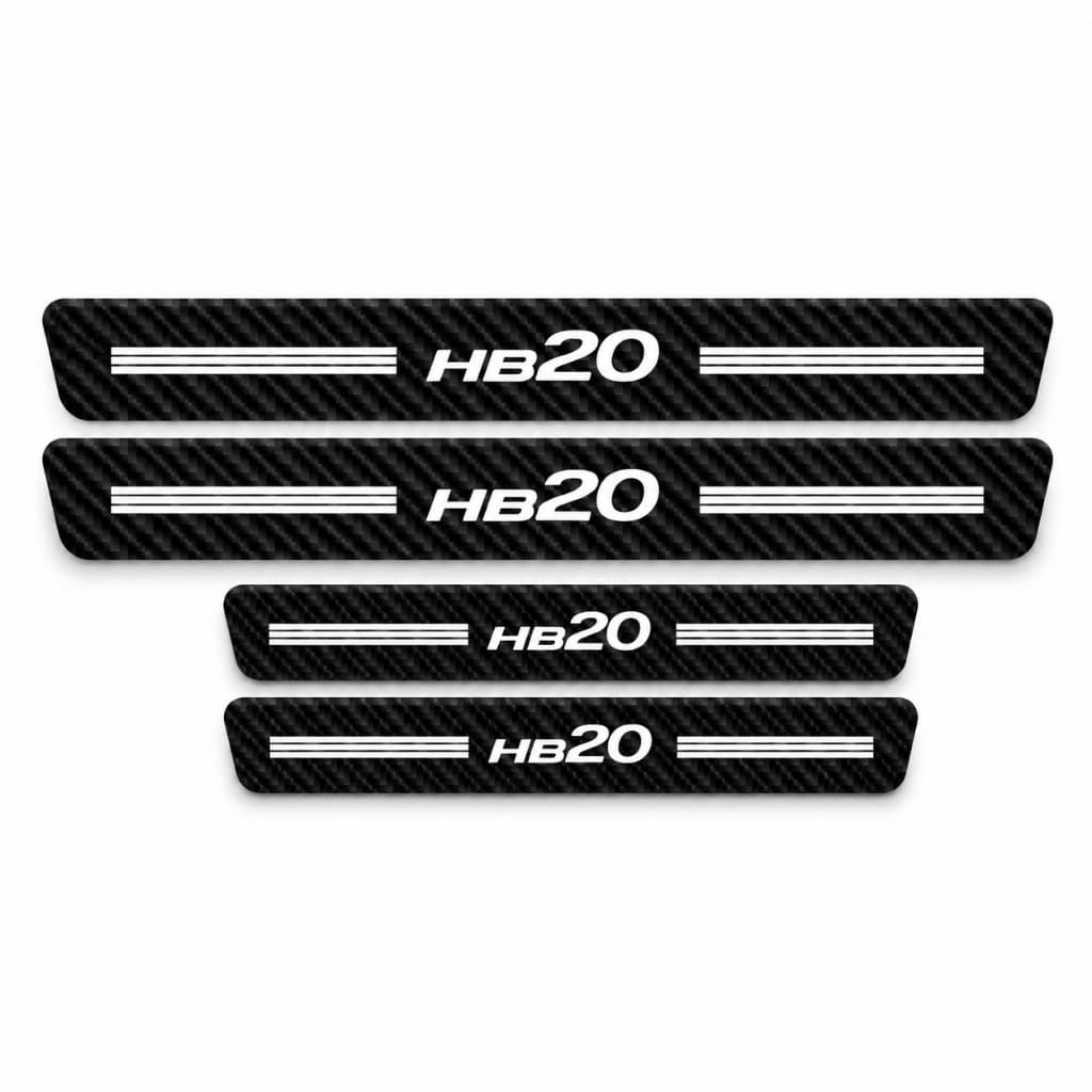 Soleira Adesivo  Porta Hb20 Hatch/ Sedan Ideal para Proteger e dar um Design no seu Carro