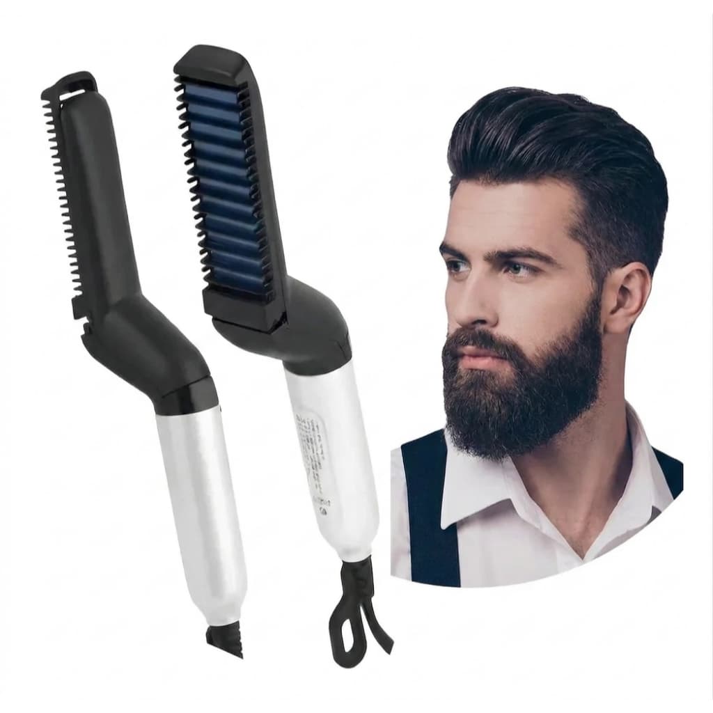 Chapinha Prancha Modelador Alisador  de Cabelo e Barba Masculino