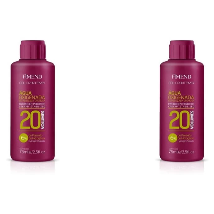 Kit 2 Un Água Oxigenada 20V AMEND Color Intensy 75ml