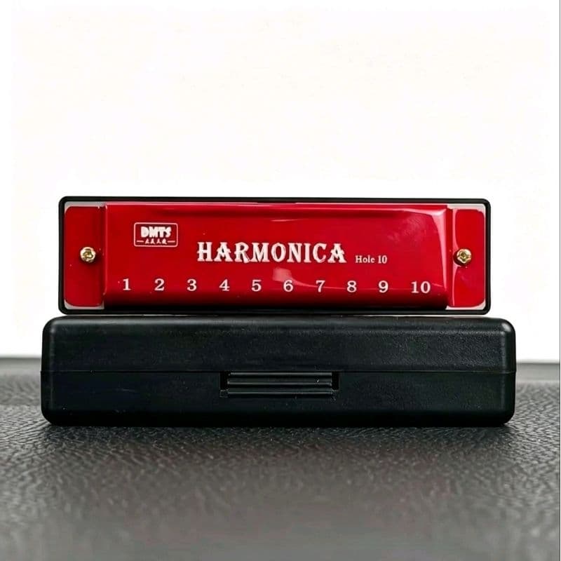 Harmônica Cromática SKETCHIA 10 Furos em Dó C Gaita de Boca com Estojo