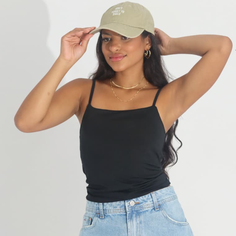 Cropped Feminino Blusinha Regata Suplex Forro Duplo Alcinha Fina Básico