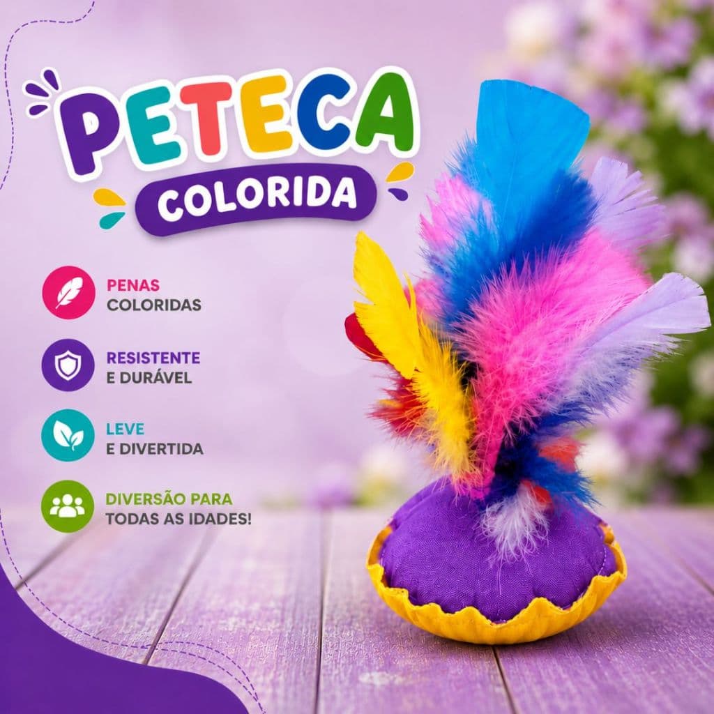 50 Peteca Infantil Pro Dia das Crianças Festa Lembrancinhas Prendas Envio Imediato Top