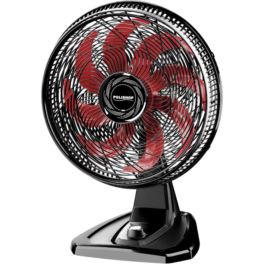 POLISHOP Ventilador de Mesa e Parede 2 em 1 180W com 8 Pás e 3 Velocidades 220v