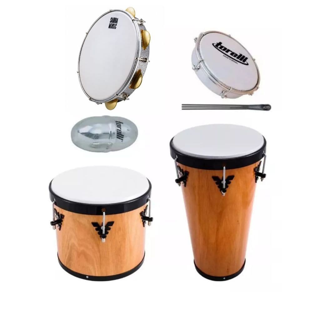 Kit Samba E Pagode Pandeiro Timba Tamborim Ganza