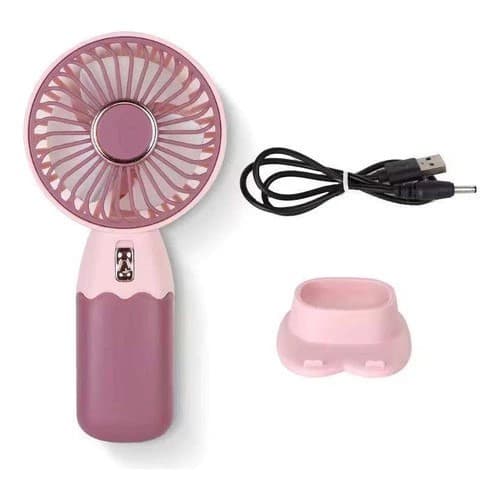 Mini Ventilador USB Portátil com Bateria Recarregável