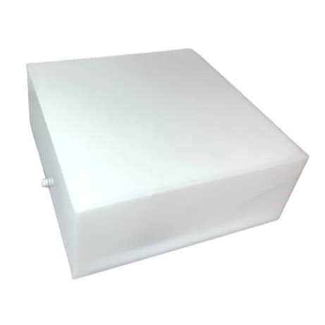 Plafon Acrílico Sobrepor 50x50 Cm Quadrado 4x E27 Luminária