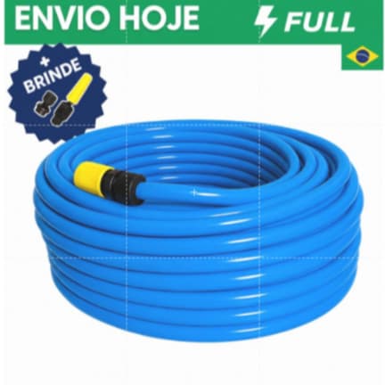 Mangueira de Jardim Alta Resistência 5 a 20 Metros + Bico Esguicho Grátis