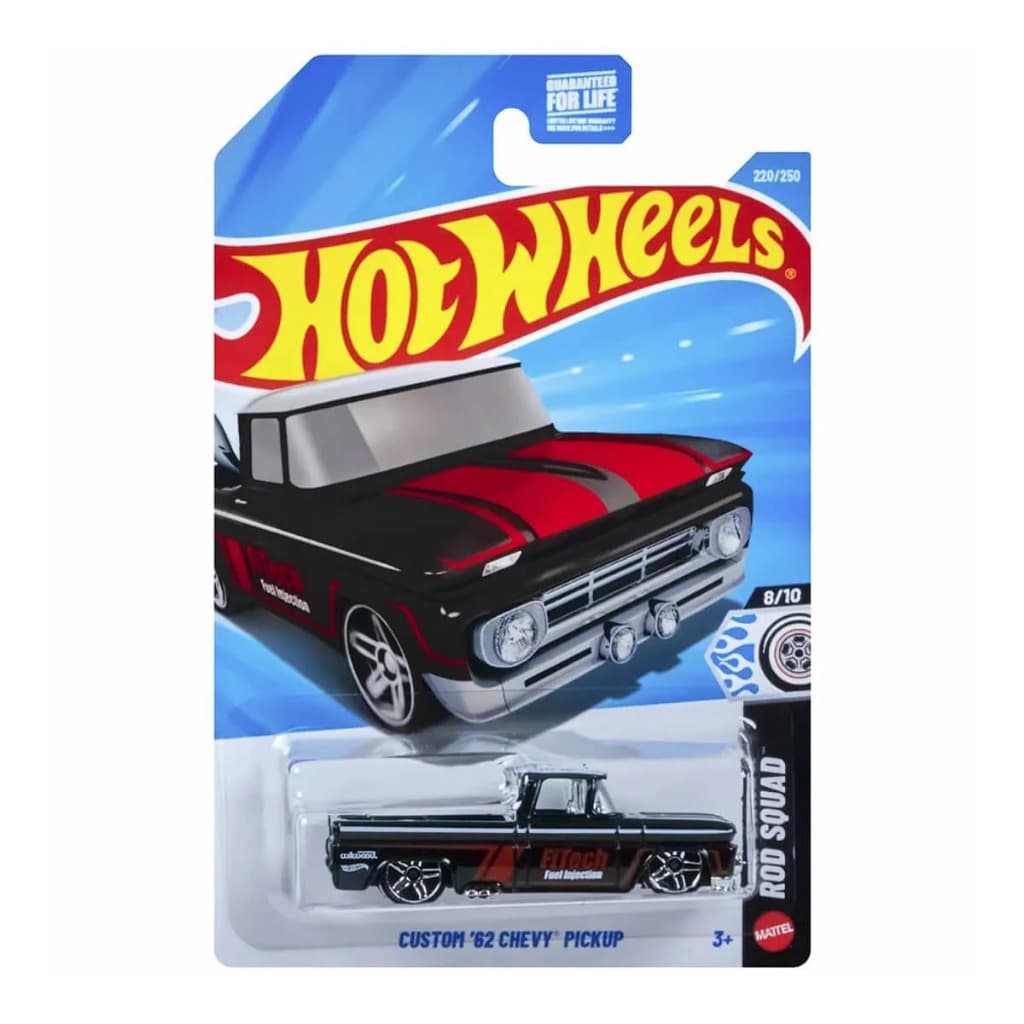 Carrinho Hot Wheels Custom 62 Chevy Pickup - JJK49