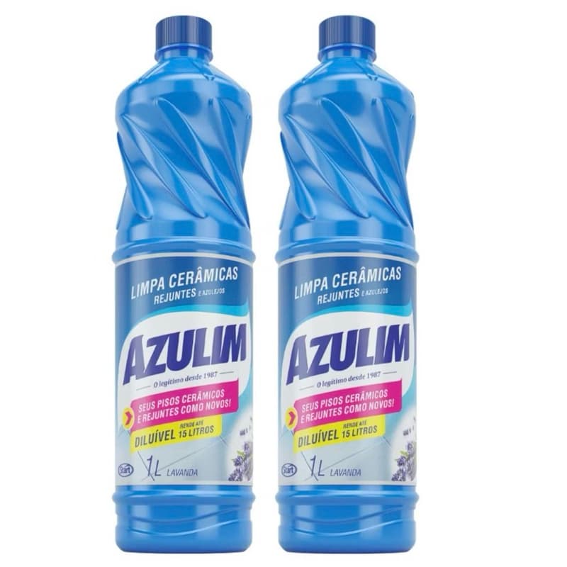 Azulim Limpa Cerâmicas Lavanda 2L - Remove Manchas Difíceis e Perfume Duradouro