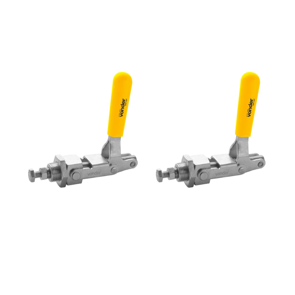 Kit 2 Grampos De Aperto Rápido Tipo Torpedo, Gtpv 300 Vonder