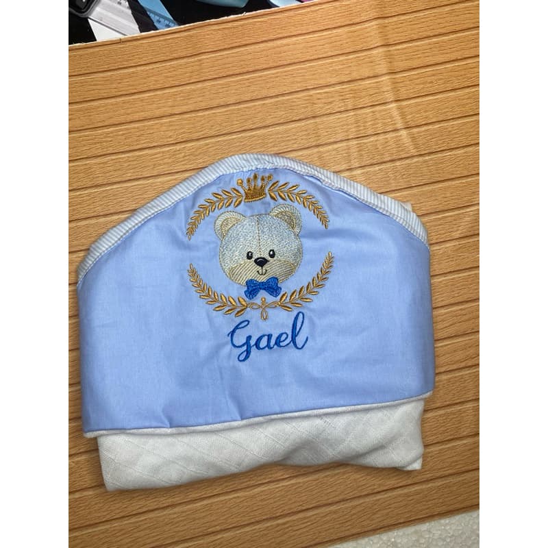 toalha fralda com capuz- toalha de bebê- fralda de bebê-enxoval - enxoval personalizado - personalizado -