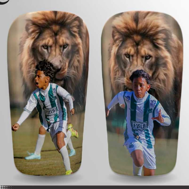 Caneleiras Personalizada Futebol infantil Adulto com Foto Nome times de futebol