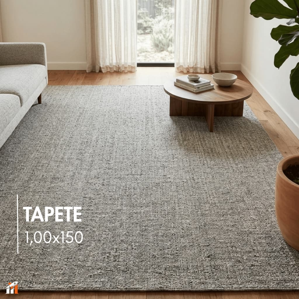 Tapete 1,00 x 1,50m Premium Decorativo para Sala, Quarto e Escritório