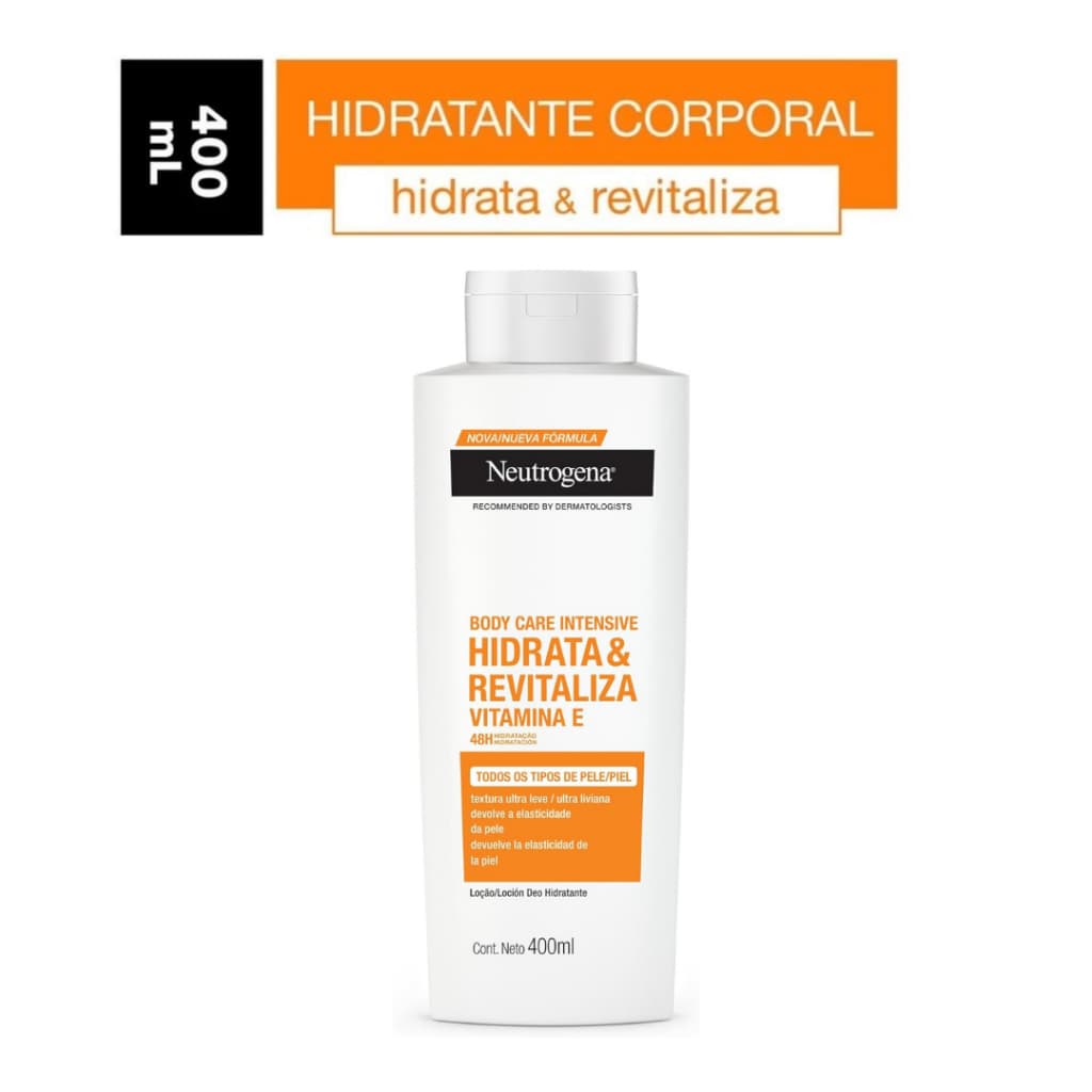 Neutrogena Hidratante Intensivo Hidrata & Revitaliza 400ml Pele Macia 💧