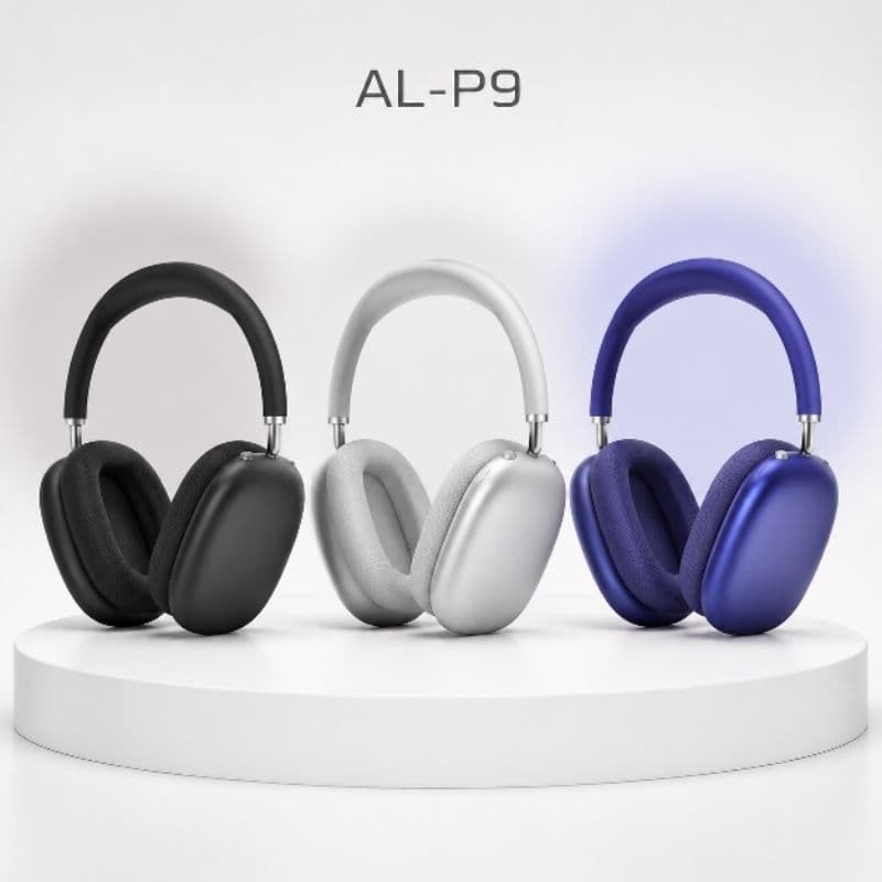Fone de Ouvido Bluetooth Over-Ear AL-P9 Sem Fio