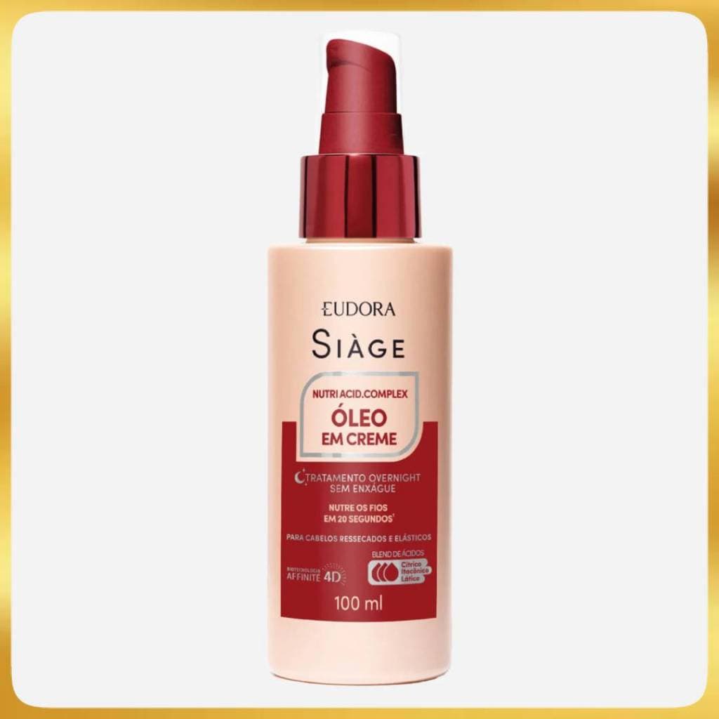 Eudora Siàge Nutri Acid.Complex Óleo em Creme 100ml PROMOÇÃO