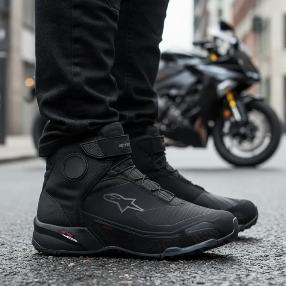 Bota Motociclista Alpine Stars CRX Drystar Resistênte a Água N39