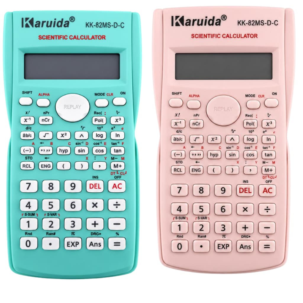 Calculadora Científica KK-82MS-D-C 240 Funções 2 Linhas Escolar Faculdade