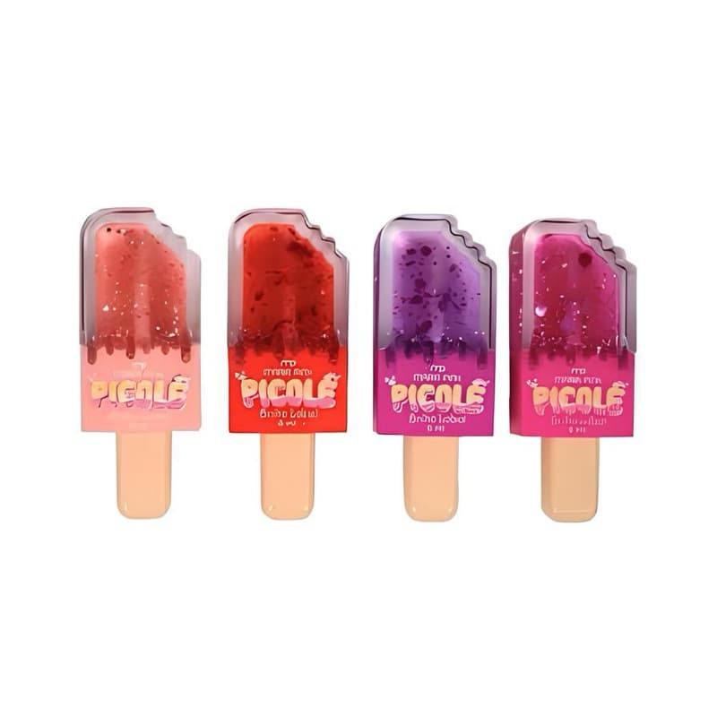 Lip Gloss Picolé Efeito Jelly Hidratante Labial Brilho Intenso