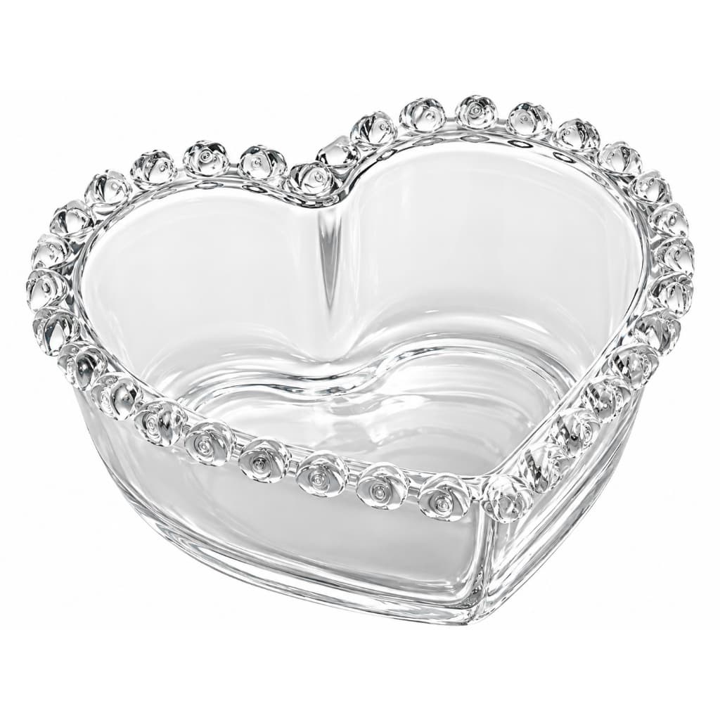 Bowl Em Cristal Coração 13,5 X 12,5 X 5cm Lyor