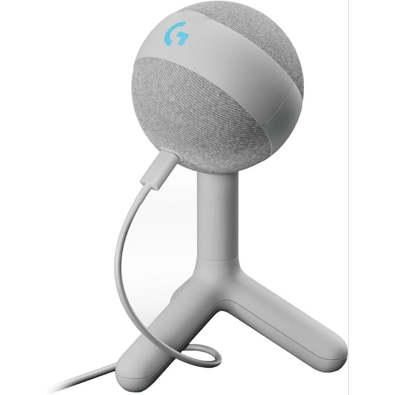 Microfone Condensador USB para Jogos Logitech G Yeti Orb Branco
