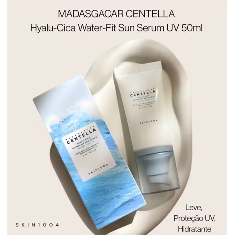 Sérum Solar SKIN1004 Hyalu-Cica 50ml com Proteção UV e Hidratação
