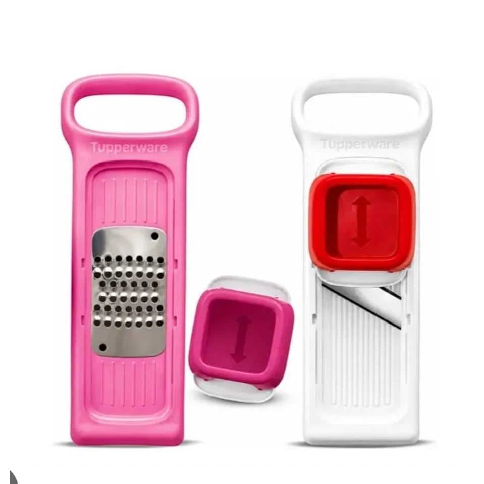 Tupperware Super Chef Mini Fatiador e Ralador de Legumes Alimentos Utensílio de Cozinha