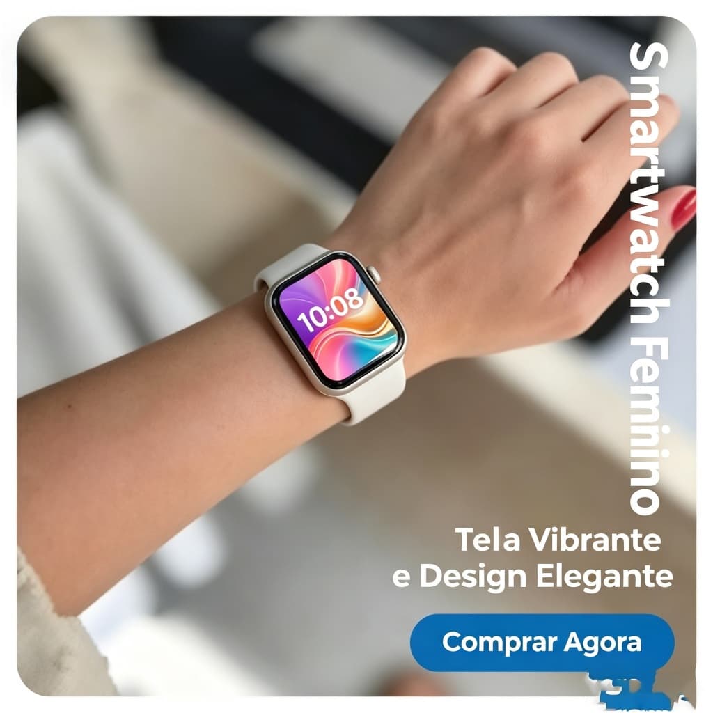 Smartwatch Relógio Inteligente Tela Infinita Bluetooth Atende Chamadas 2 Pulseiras Android iOS Unissex