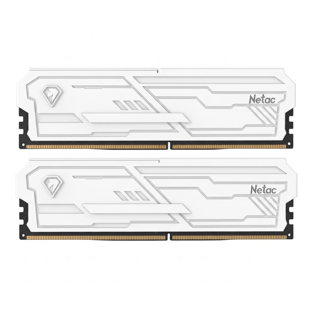 Memória DDR4 Netac Shadow III, 16GB (2x8GB), 3200MHz, White