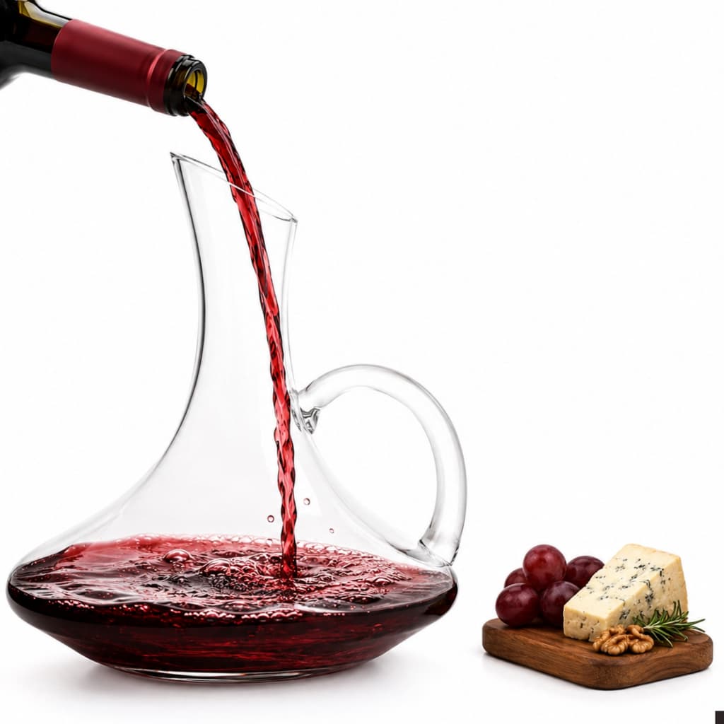 Decanter Para Vinho Cristal Ecológico 1500ml Aerador
