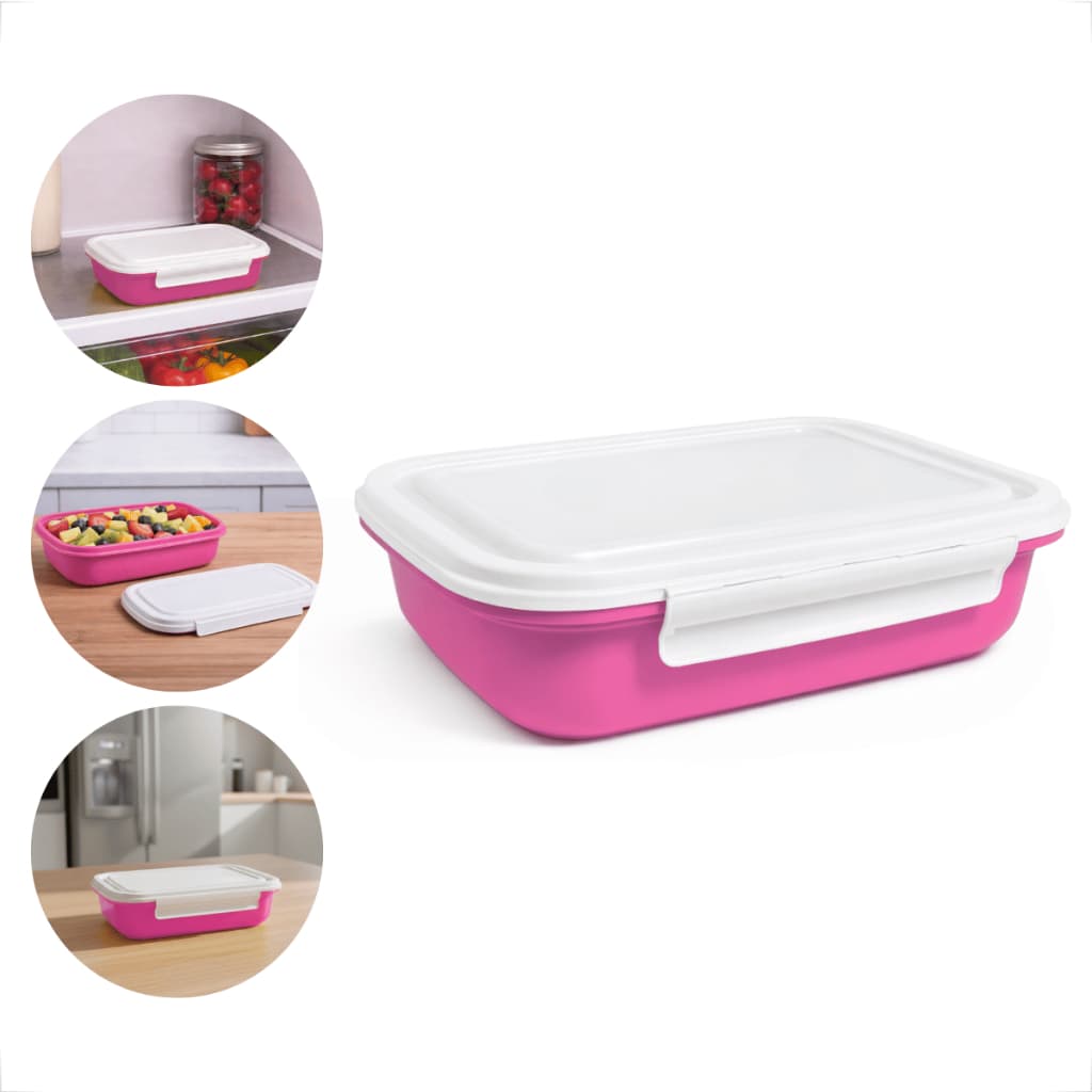 Kit Potes 500ml Marmitas Plasticas Pote Hermético Alimentação e Organização