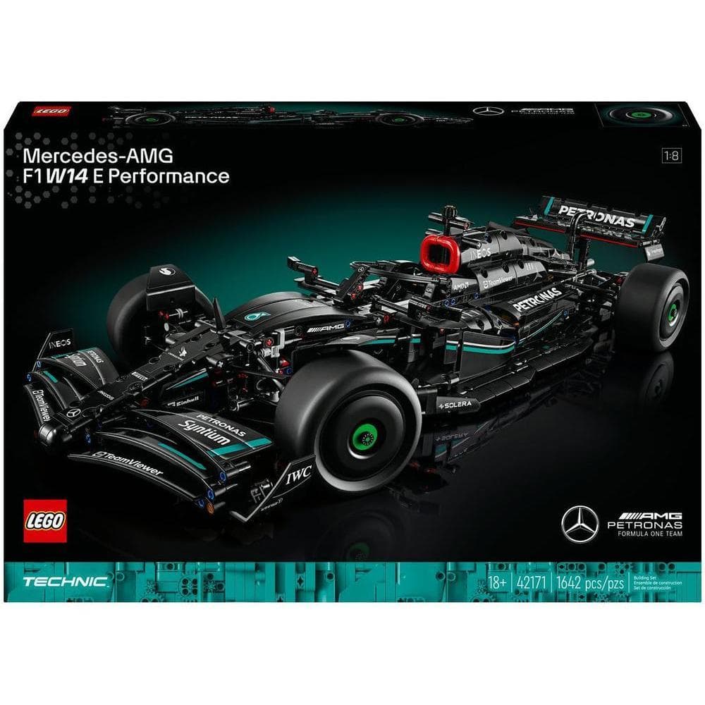 Blocos de Construção F1 W14 – Super Carro de Corrida para Meninos e Colecionadores LEGO