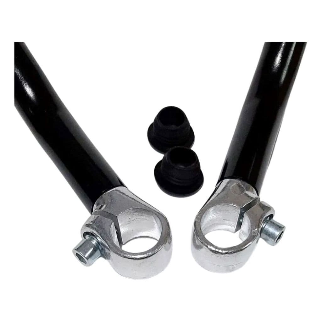 Bar Ends Curvo (chifre) Para Guidão De Bike Ciclismo Alumínio Cor Preto
