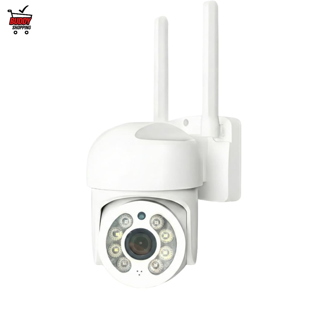 Câmera de Segurança IP Leboss Wi-Fi PTZ Visão Noturna 2MP App Yoosee Cartão SD Branca LB-CA251