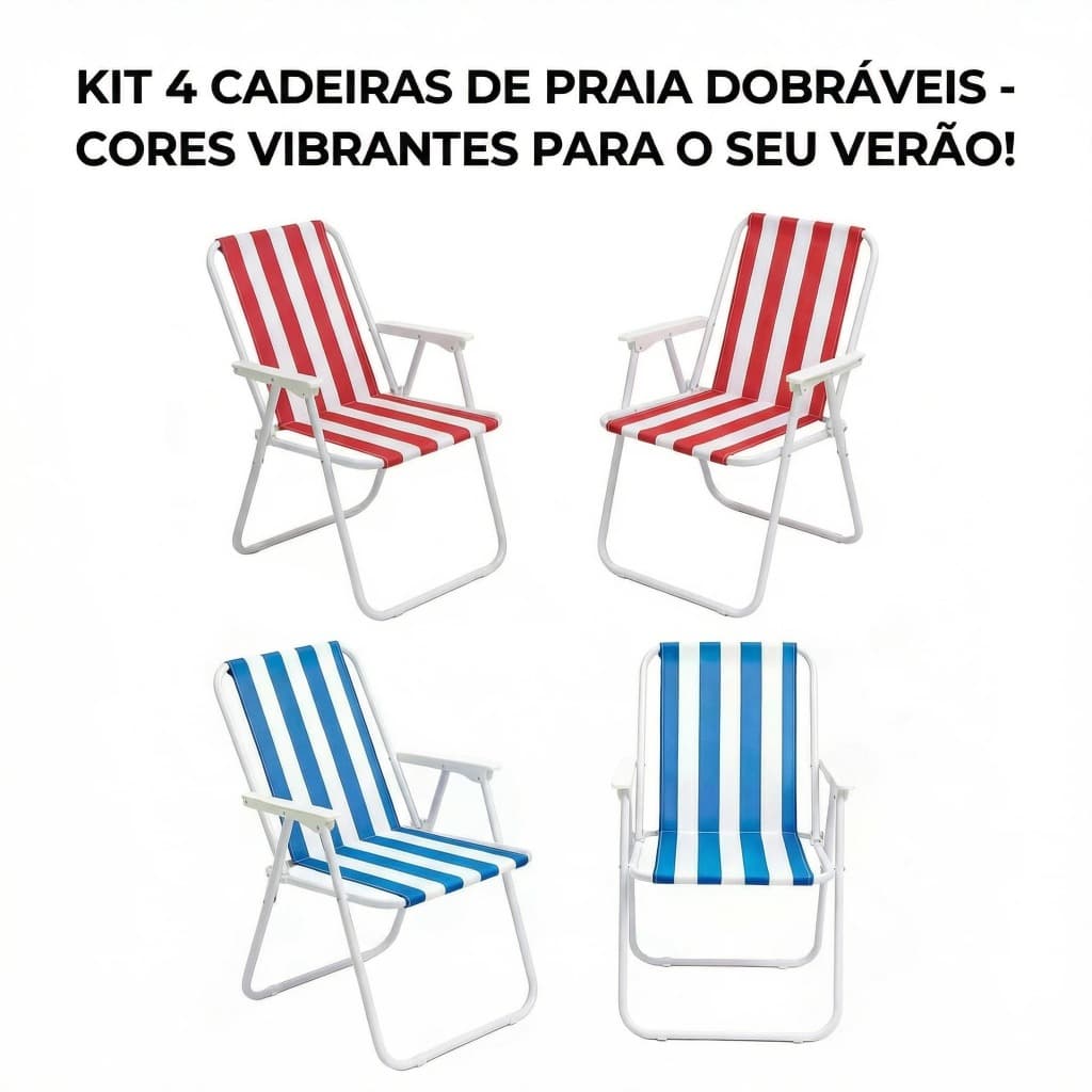 Kit 4 Cadeira Confortável para Sala de Estar Uso Diário Resistente