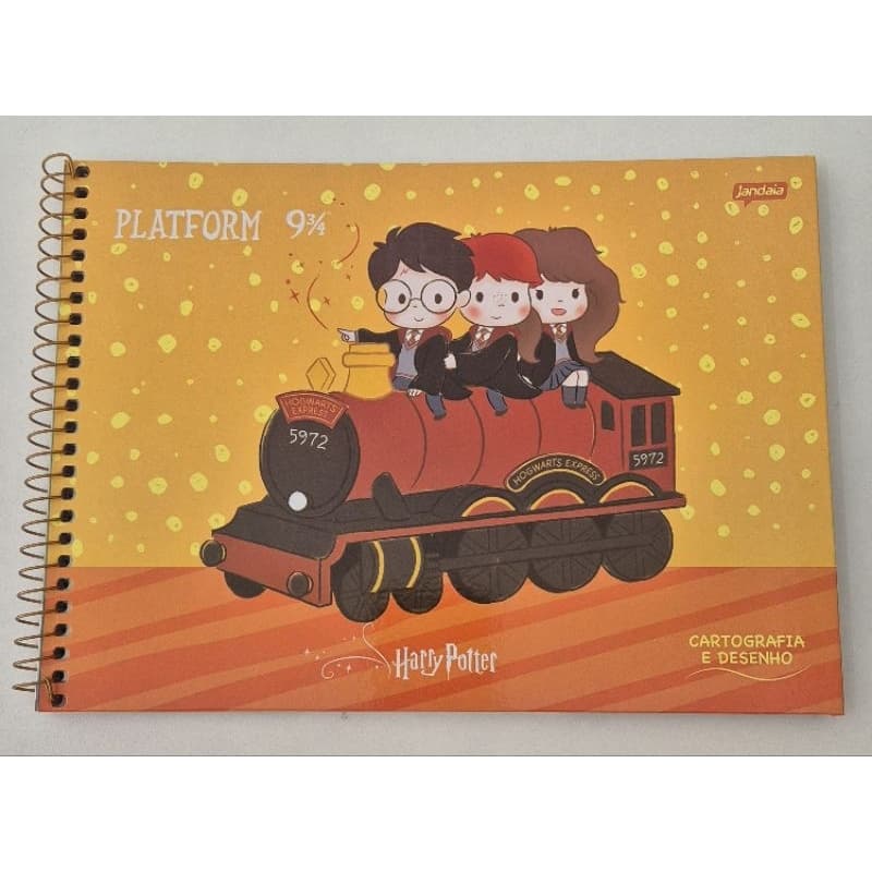 Caderno de Desenho  Harry Potter 🧙‍♂️✨