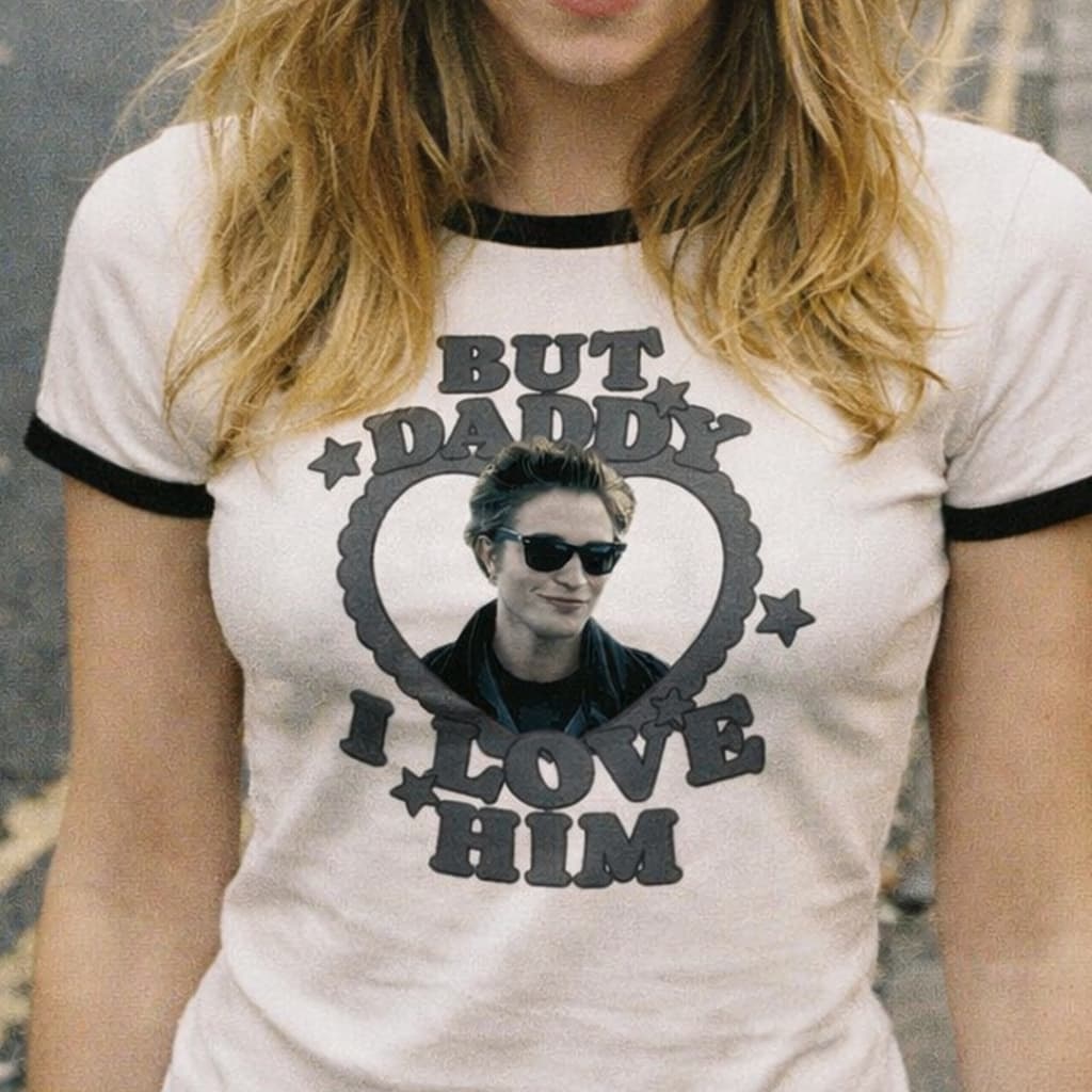 Camisa Feminina Baby Tee Crepúsculo I Love Edward Cullen T-shirt Vintage Y2K estética BabyLook