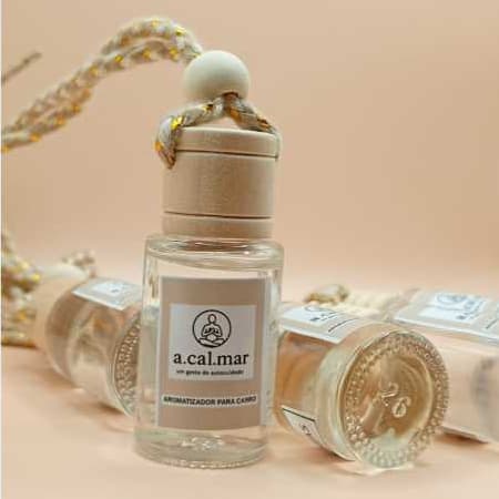 Aromatizador para Carro 9mL Acalmar Aromas Cheirinho de Carro Perfume para Carro