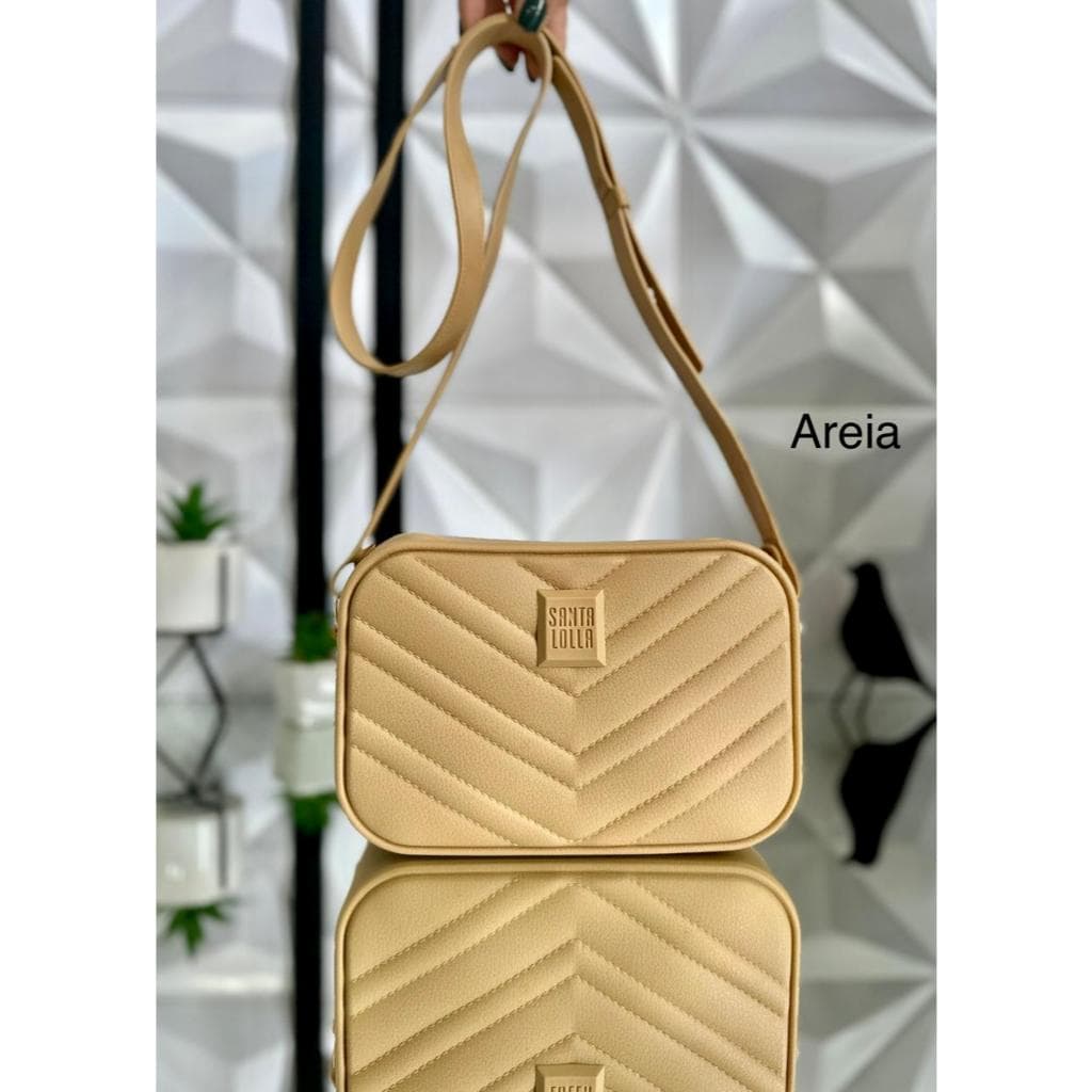 Bolsa santa lolla berlim com alça ajustavel tiracolo Bolsa emborrachada