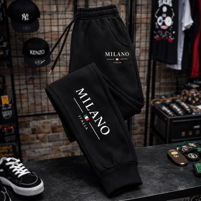 CALÇA DE MOLETOM UNISSEX MILANO  ADULTO ALGODÃO CAIMENTO PERFEITO VÁRIAS CORES ENVIO RÁPIDO