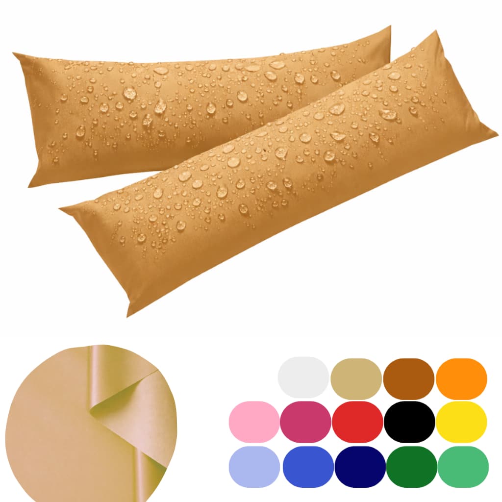 Kit 02 Fronha Travesseiro De Corpo Grande Xuxão Capa Impermeável 140x040 Body Pillow