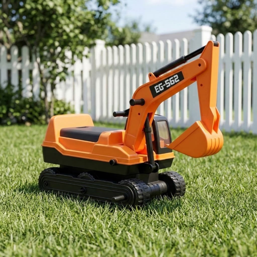 Trator Escavadeira Gigante Infantil Giant Escavator Roma