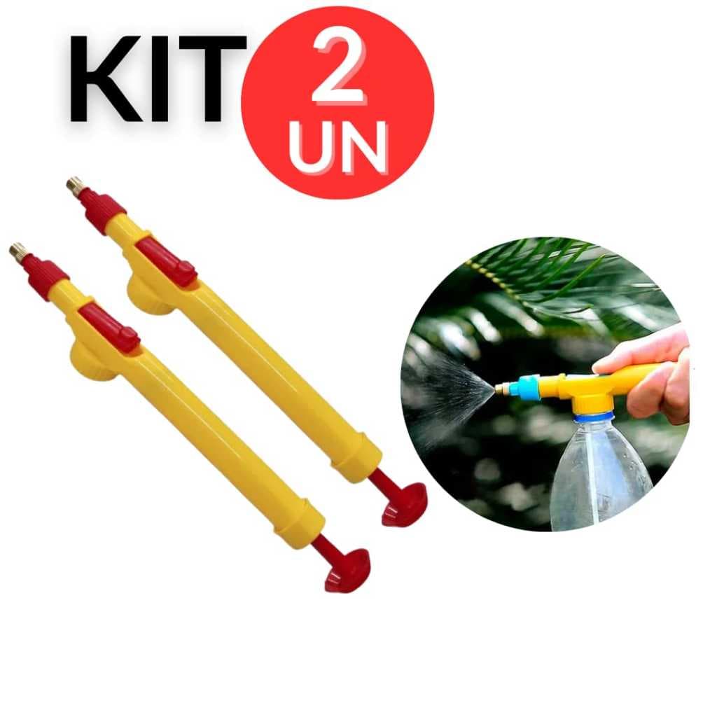 KIT 2 Pulverizador Borrifador Manual Spray Multiuso Cuidados com Plantas Casa Limpeza