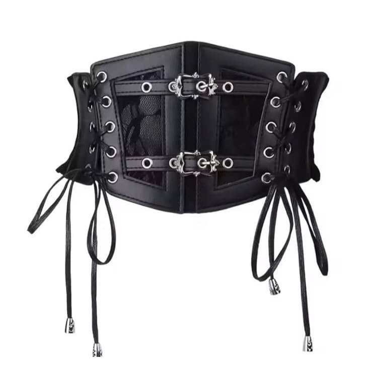 Corset corselet espartilho renda vintage modelos estilo alternativo retrô goth alt grunge punk e-girl ajuste de cintura