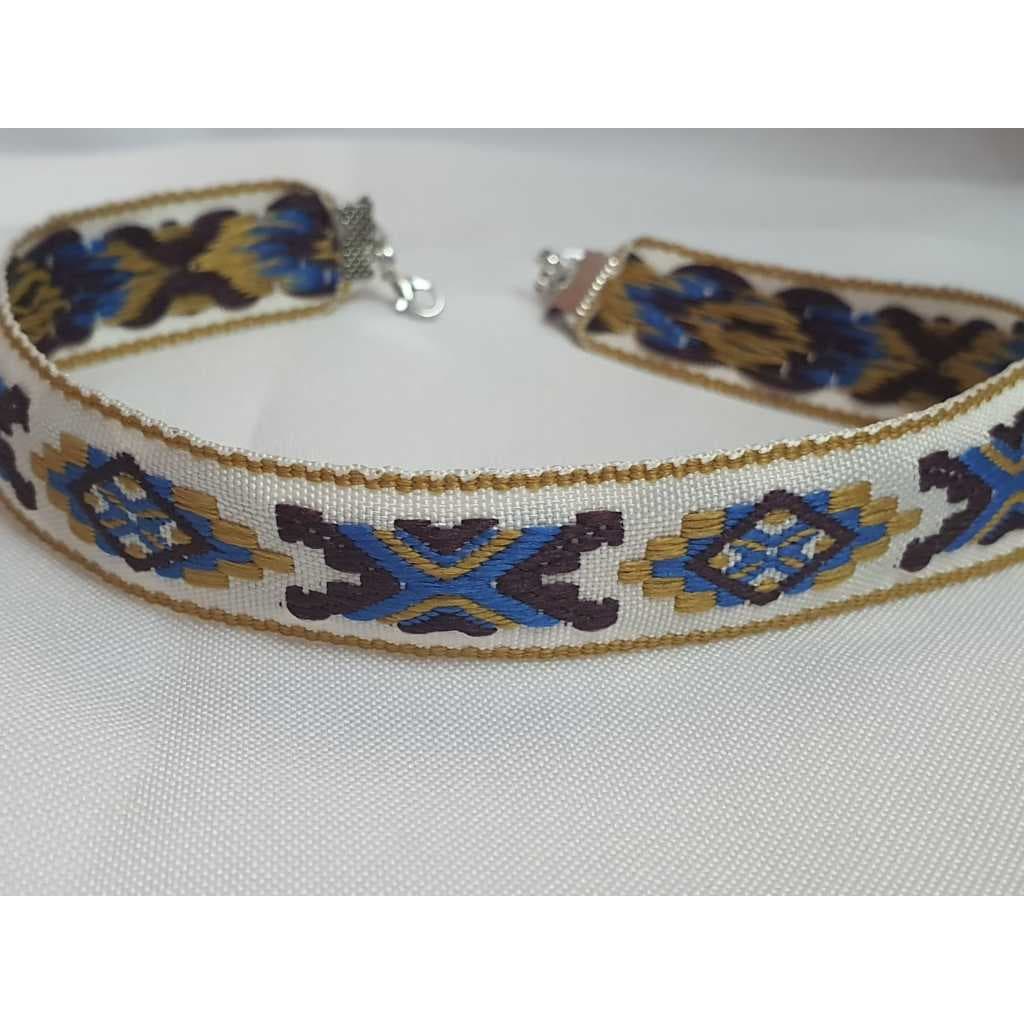 Choker coleirinha colar boho tribal indígena étnico minimalista importado 2 cm exclusivo