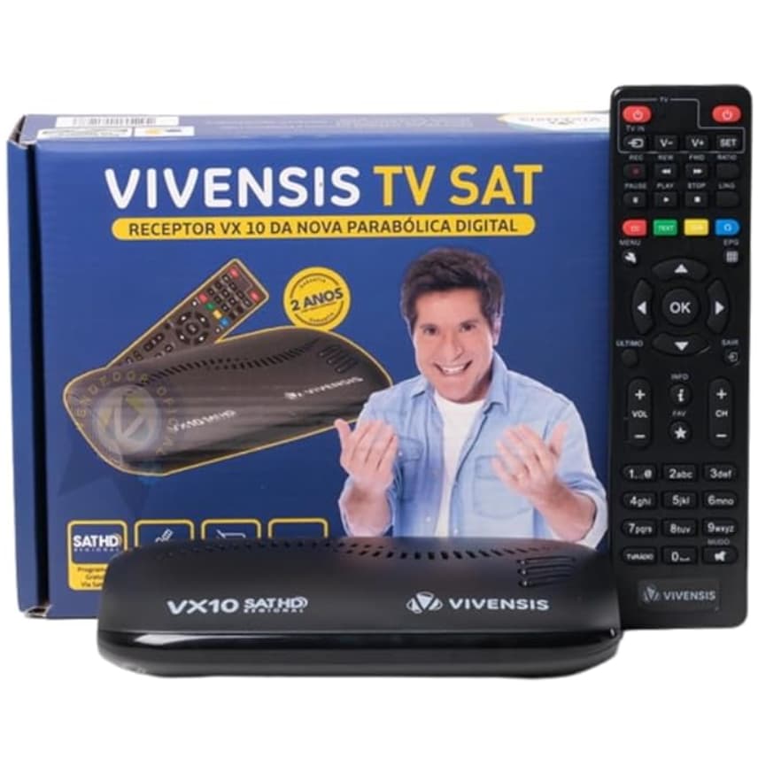 Receptor Vx10 Vivensis HD Digital da Promocao