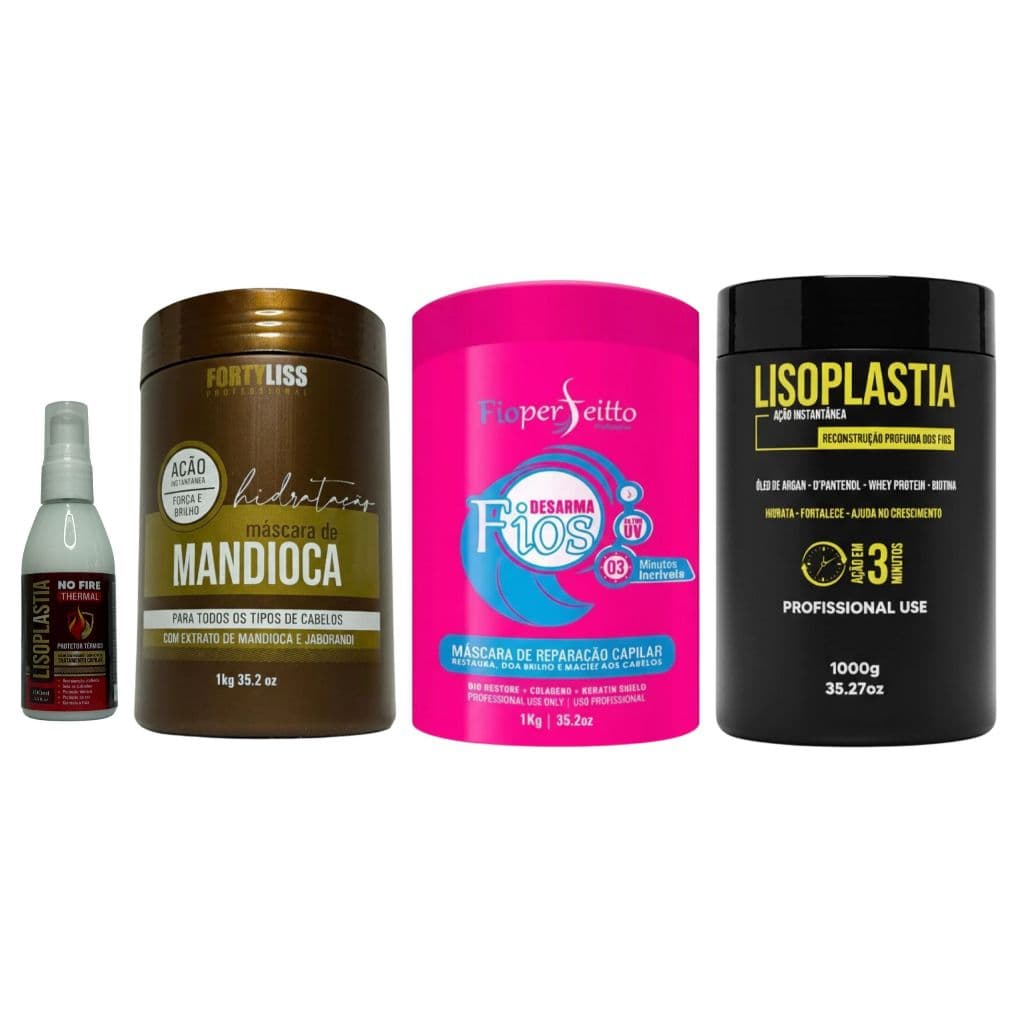 Protetor Térmico Lisoplastia+3masc.mandioca/desarma/reconstr