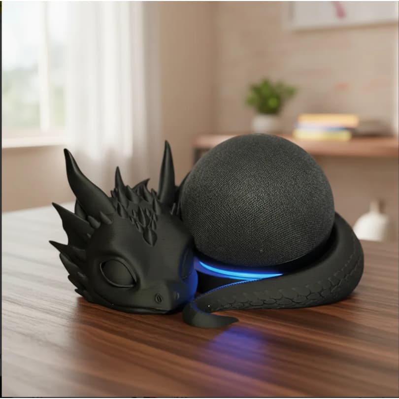 Suporte Alexa Echo Dot Dragão 4 5 Geração