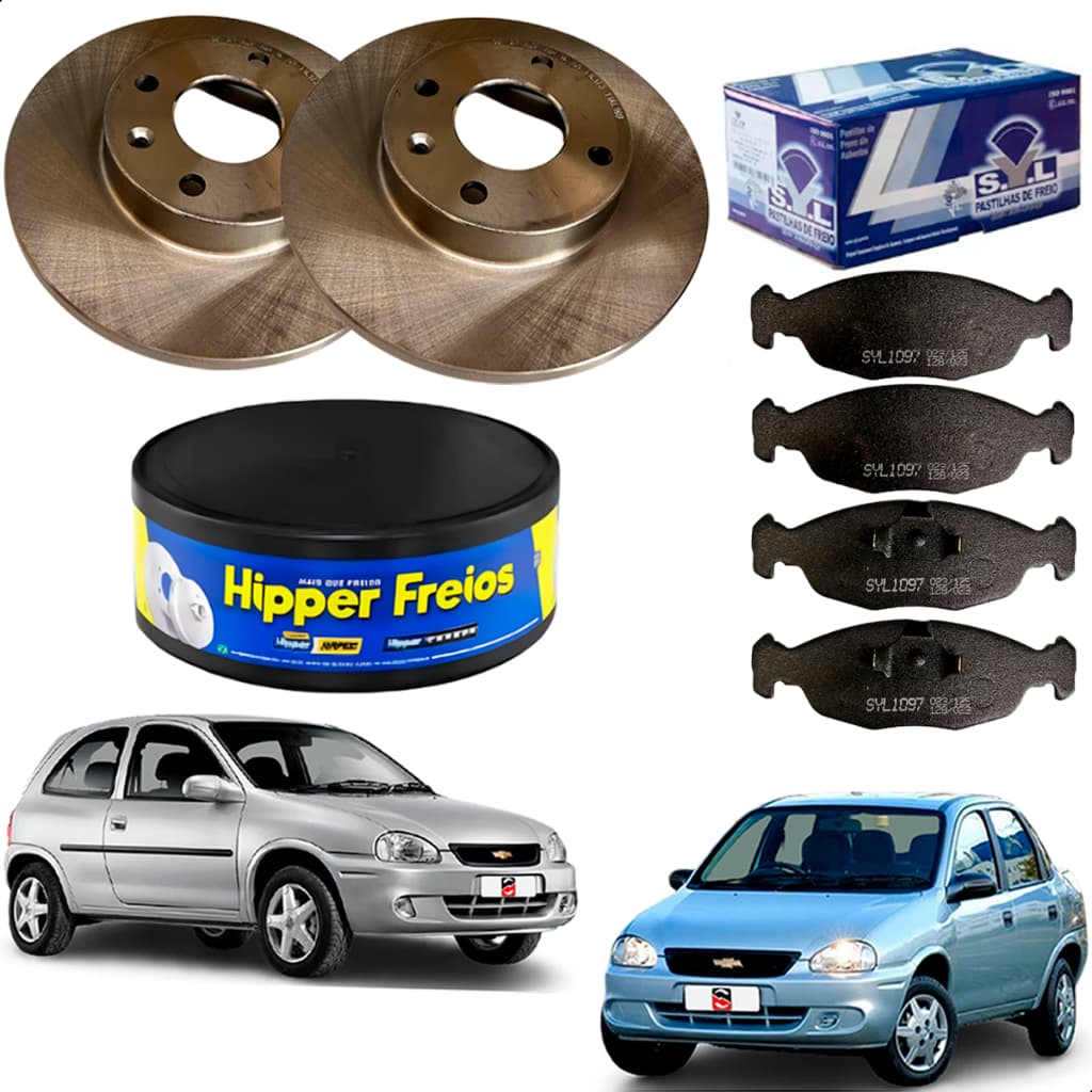 Kit Disco Pastilha Freio Dianteiro Original GM Celta Corsa Classic